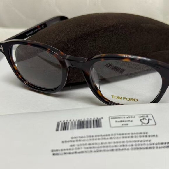 Tom Ford Tortoise Round Glasses - Viral Y2K Babe Vib main image 6
